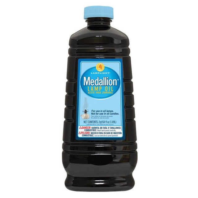 Lamplight Farms Medallion Clean Burn Lamp Oil Clear 64 oz, Pack of 6