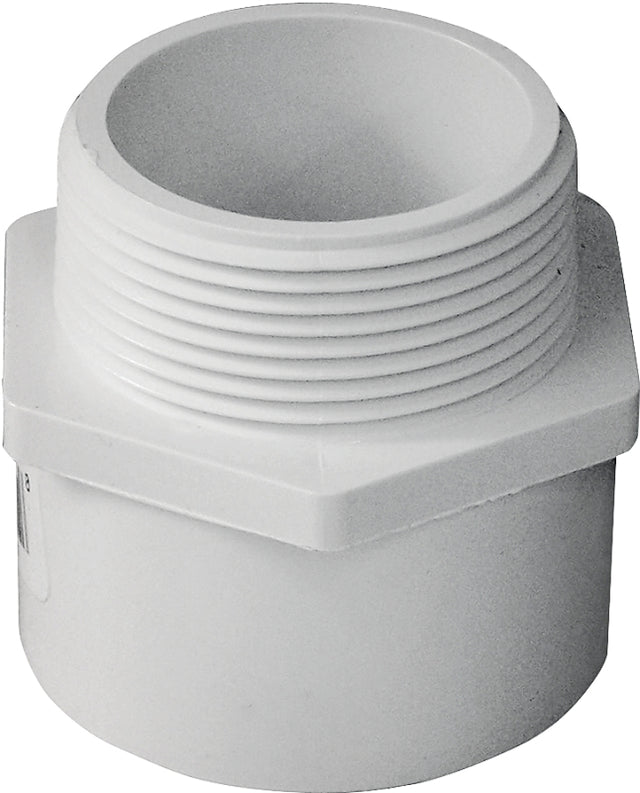 IPEX 435606 Pipe Adapter, 1-1/2 in, Socket x MPT, PVC, SCH 40 Schedule