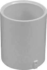 IPEX 435450 Pipe Coupling, 1 in, Socket, PVC, White, SCH 40 Schedule, 450 psi Pressure