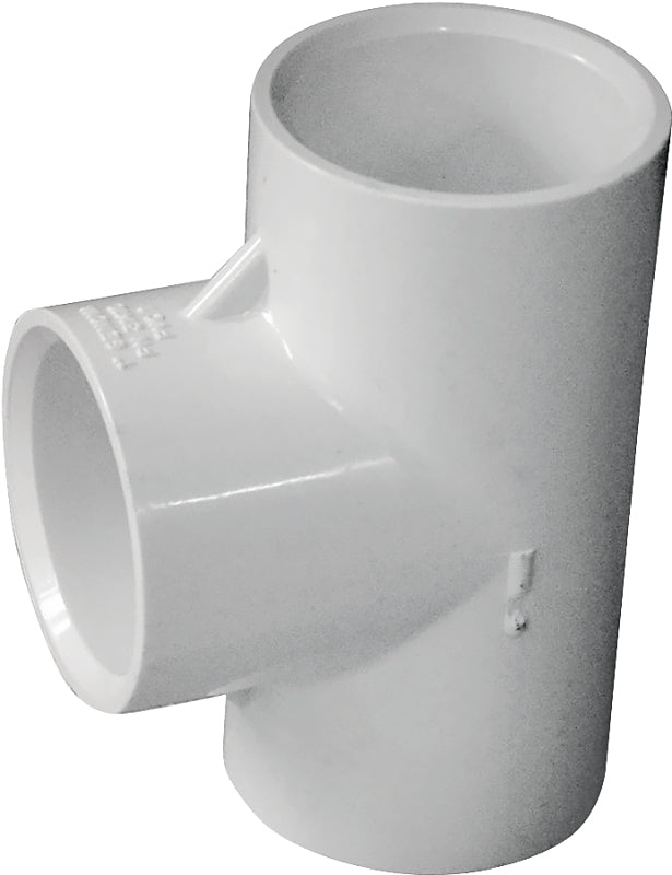 IPEX 435777 Pipe Tee, 1 in, Socket, PVC, White, SCH 40 Schedule, 150 ...