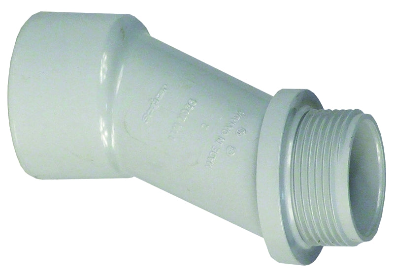 Carlon E995GR Meter Offset Socket x Thread, 4.23 in L, PVC, Black