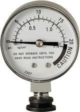 Presto 85729 Pressure Canner Steam ga, Analog Display, Includes: Metal Washer and Nut, Rubber Washer