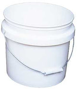 ENCORE Plastics 201215 Paint Bucket, 3.5 gal Capacity, Plastic, White