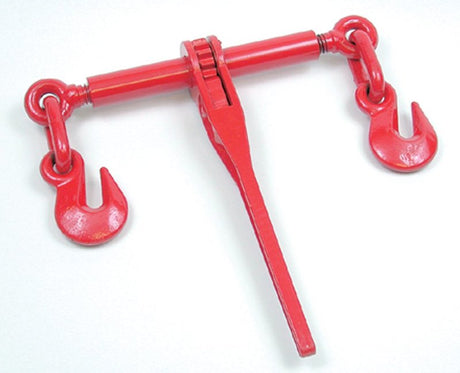 Ancra 45943-21 Load Binder, 3/8 to 1/2 in Chain/Rope, 9200 lb Working Load, Steel, Red, E-Coat Paint