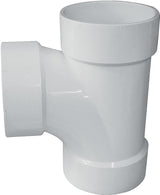 IPEX 192154L Sanitary Pipe Tee, 4 in, Hub, PVC, White, SCH 40 Schedule