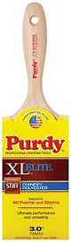 Purdy 380530 Trim Brush, Hardwood Handle, 3 in W, Flat Brush, Nylon/Polyester Bristle, Beaver Tail Handle