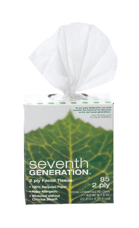 Seventh Generation 85 ct Facial Tissue, Pack of 36