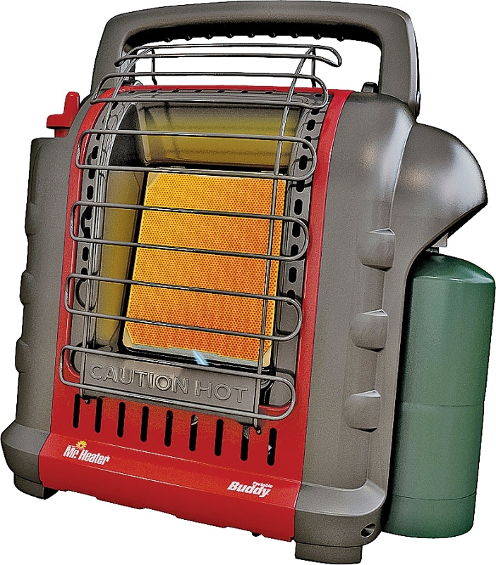 Mr. Heater F232050 Portable Buddy Heater, 15 in W, 4000, 9000 Btu Heating, Propane