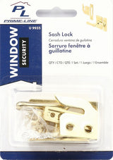 Defender Security U9935 Casement Sash Lock, Steel, Brass