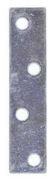 ProSource MP-Z03-013L Mending Plate, 3 in L, 3/4 in W, Steel, Screw Mounting, Pack of 10