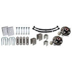 Axle Installation Kit w/Painted Hubs