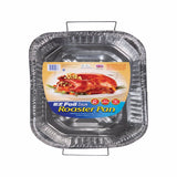 Hefty EZ Foil 11-3/4 in. W X 16-1/8 in. L Roasting Rack and Pan Silver, Pack of 12