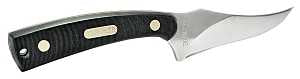 Schrade 152OT Blade Knife, 3.3 in L Blade, 0.14 in W Blade, 7Cr17MoV High Carbon Stainless Steel Blade, Black Handle