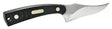 Schrade 152OT Blade Knife, 3.3 in L Blade, 0.14 in W Blade, 7Cr17MoV High Carbon Stainless Steel Blade, Black Handle