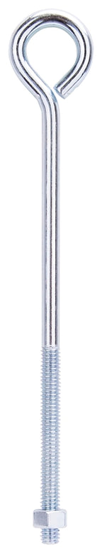 ProSource LR280 Eye Bolt, 7.8 mm Thread, Machine Thread, 3 in L Thread, 5/16 in Dia Eye, 183 lb Working Load, Steel, Pack of 10