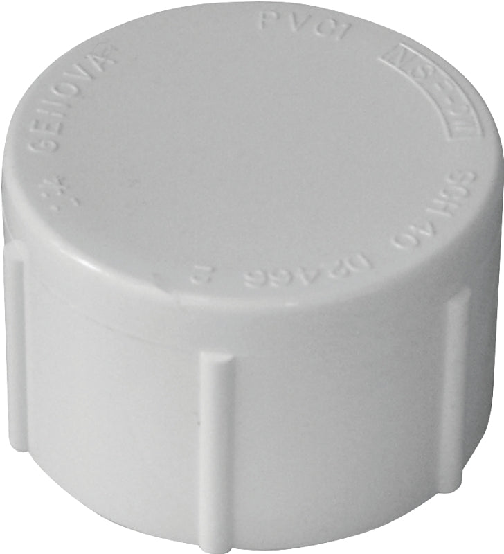 IPEX 435425 Pipe Cap, 1 in, FPT, White, SCH 40 Schedule, 150 psi Pressure