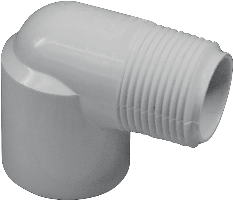 IPEX 035504 Street Elbow, 1-1/2 in, Socket x MNPT, 90 deg Angle, PVC ...
