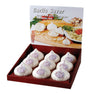 Hutzler White Plastic Garlic Saver, Pack of 9