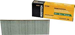 Bostitch BT1345B Nail, Glue Collation, 1-3/4 in L, 18, Steel, Coated, Brad Head, Smooth Shank, 1000/PK