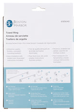 Boston Harbor L5060-13B-103L Towel Ring, 6 in Dia Ring, Wall Mounting