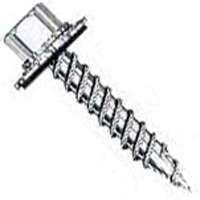 ProFIT 0278154 Post Frame Screw, #9 Thread, 2-1/2 in L, Coarse Thread, Hex Drive, Self-Piercing Point, Galvanized Steel