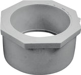 IPEX 035679 Reducer Bushing, 4 x 3 in, Spigot x Socket, PVC, White, SCH 40 Schedule, 220, 260 psi Pressure