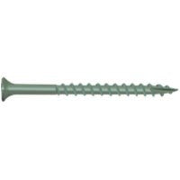 Camo 0341074 Deck Screw, #7 Thread, 1-1/4 in L, Bugle Head, Star Drive, Type 17 Slash Point, Carbon Steel, 350/PK