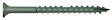 Camo 0341170 Deck Screw, #9 Thread, 3 in L, Bugle Head, Star Drive, T25 Drive, Carbon Steel, ProTech-Coated, 100/PK