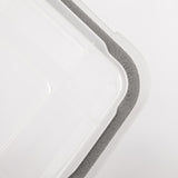 IRIS WEATHERPRO 30 qt Clear Storage Box 7.75 in. H X 15.75 in. W X 19.7 in. D Stackable, Pack of 6