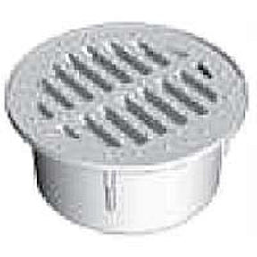 DrainTech 0440SDG Drop-In Drain Grate, 4-9/16 in Dia, Round, Polyethylene, Green, ADA Compliant