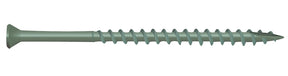 Camo 0346100 Deck Screw, #7 Thread, 1-5/8 in L, Trim Head, Star Drive, Type 17 Slash Point, Carbon Steel, 100/PK