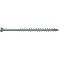 Camo 0346150 Deck Screw, #7 Thread, 2-1/2 in L, Trim Head, Star Drive, Type 17 Slash Point, Carbon Steel, 100/PK