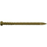 Camo 0349159 Deck Screw, Premium, #10 Thread, 2-1/2 in L, Star Drive, Type 99 Double-Slash Point, Carbon Steel