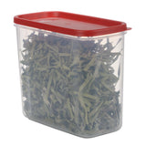 Rubbermaid 16 cups Clear/Red Food Storage Container 1 pk, Pack of 2