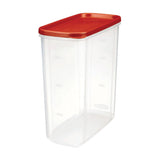Rubbermaid 21 cups Clear/Red Food Storage Container 1 pk, Pack of 2