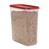 Rubbermaid 21 cups Clear/Red Food Storage Container 1 pk, Pack of 2