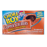 Chore Boy Heavy Duty Copper Scrubber For Pots and Pans 2 pk