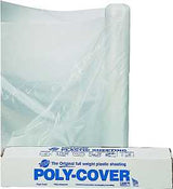 Orgill Poly 4X6-C Poly Film, 100 ft L, 6 ft W, 4 mil Thick, Clear