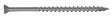 CAMO 0348159S Deck Screw, #10 Thread, 2-1/2 in L, Bugle Head, Star Drive, Type 17 Slash Point, Stainless Steel