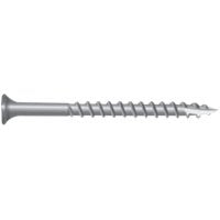 Camo 0348190S Deck Screw, #10 Thread, 3-1/2 in L, Bugle Head, Star Drive, Type 17 Slash Point, Stainless Steel, 50/PK