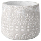 Sullivans Gray Cement 6.5 in. H Planter, Pack of 6