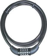 Master Lock 8119DPF Flexible Cable Lock, Non-Keyed Key, Steel Shackle, Steel Body