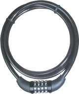 Master Lock 8119DPF Flexible Cable Lock, Non-Keyed Key, Steel Shackle, Steel Body