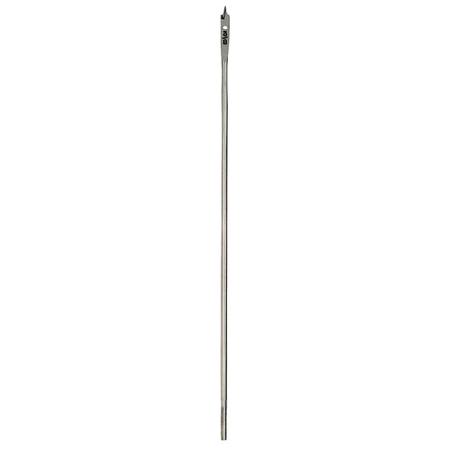 Irwin 88706 Spade Drill Bit, 3/8 in Dia, 16 in OAL, Flat Flute, 1/4 in Dia Shank, Hex Shank