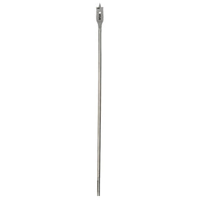 Irwin 88710 Spade Drill Bit, 5/8 in Dia, 16 in OAL, Flat Flute, 1/4 in Dia Shank, Hex Shank
