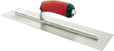 Marshalltown MXS66D Finishing Trowel, 4 in W Blade, 16 in L Blade, Spring Steel Blade, Square End, Curved Handle