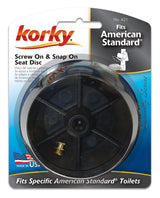 Korky 421BP Toilet Combo Seat Disc, Specifications: 2 in Valve Open, Rubber