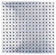 Knape & Vogt 0204-1616 Series Pegboard, 16 in OAD, 16 in OAH, Steel