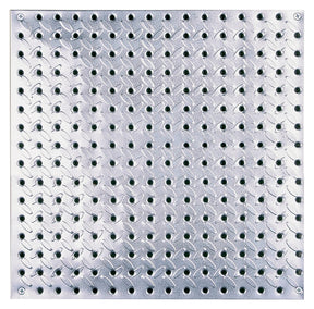 Knape & Vogt 0204-1616 Series Pegboard, 16 in OAD, 16 in OAH, Steel