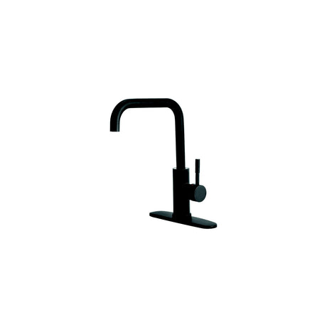 SQUARED ARC KITCH FAUCET M BLK